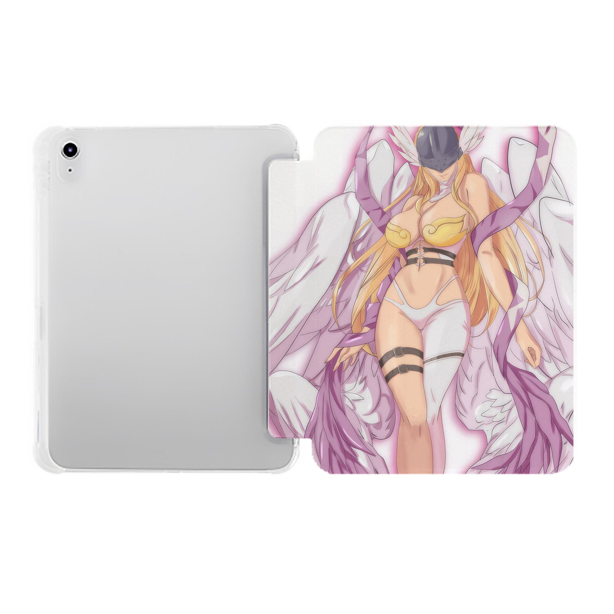 （画像用） Digimon デジタルモンスター/デジモン IPad ケース ペン収納付き 三つ折りスタンド PUレザー×シリコン 対応機種9.5/10.5/10.9インチ